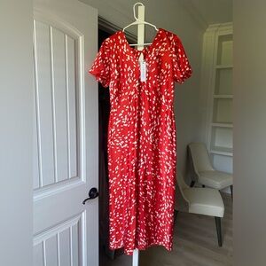 Top shop midi silk  dress